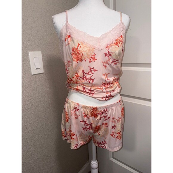 3 pc Set by Flora Nikrooz  size L pajamas Robe lingerie - Picture 7 of 11